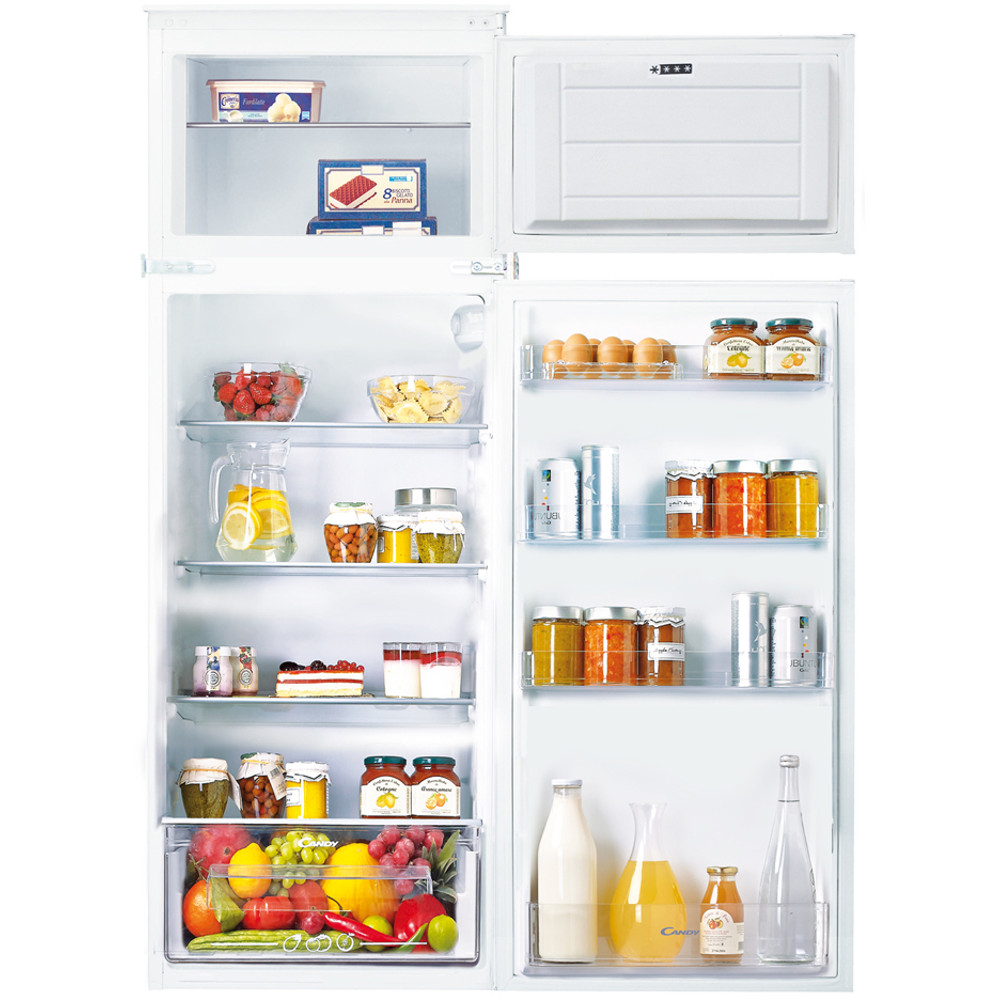 Frigider incorporabil cu doua usi Candy CFBD 2450/2E, 220 l, Clasa F Frigider incorporabil cu doua usi Candy CFBD 2450/2E, 220 l, Clasa F
