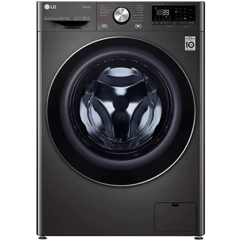 Masina de spalat rufe cu uscator LG F4DV710S2SE, 1400 RPM, 10.5 kg spalare, 7 kg uscare, Tehnologia ThinQ, TurboWash, Steam, Clasa E