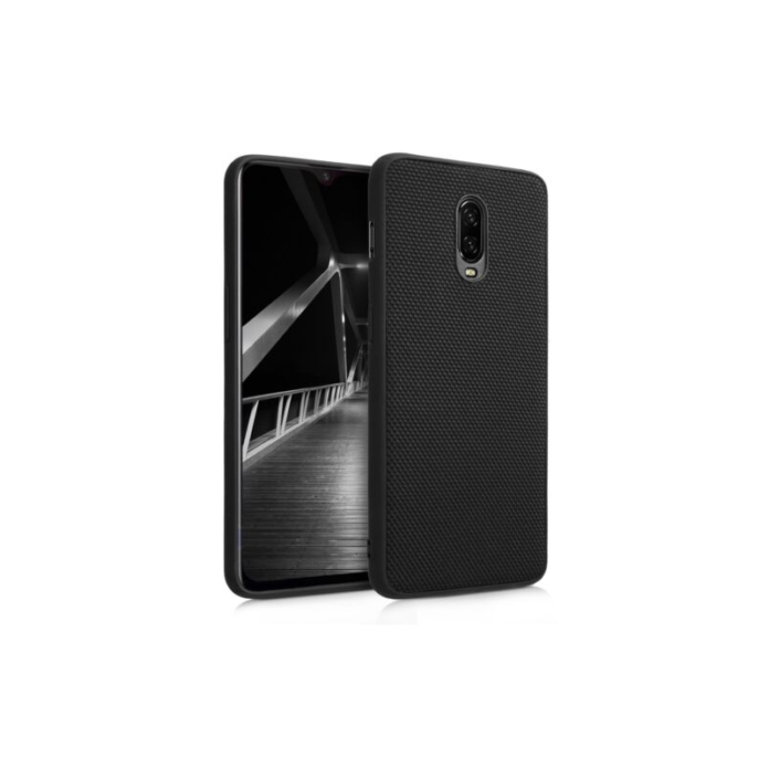 Husa pentru OnePlus 6T, Nylon, Negru, 47982.01 Husa pentru OnePlus 6T, Nylon, Negru, 47982.01