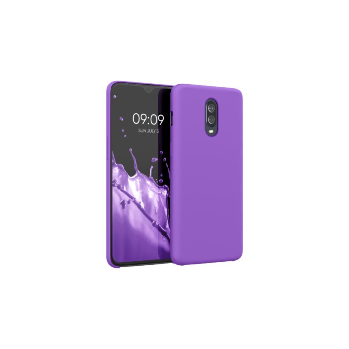 Husa pentru OnePlus 6T, Silicon, Mov, 46316.221 Husa pentru OnePlus 6T, Silicon, Mov, 46316.221