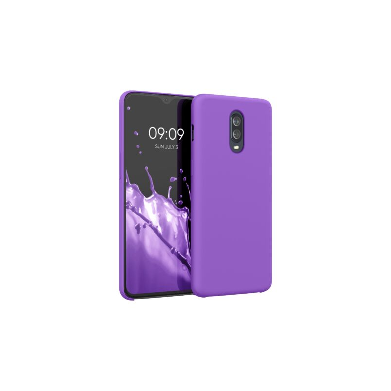 Husa pentru OnePlus 6T, Silicon, Mov, 46316.221 Husa pentru OnePlus 6T, Silicon, Mov, 46316.221