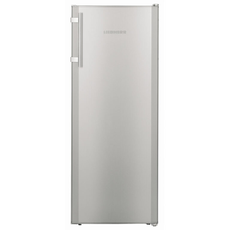 Frigider cu o usa Liebherr Ksl 2834 Comfort, 251 l, CoolPlus, Control mecanic, Raft pentru sticle, Cosuri transparente pentru legume, Usa reversibila, Clasa F, H 140.2 cm, Argintiu