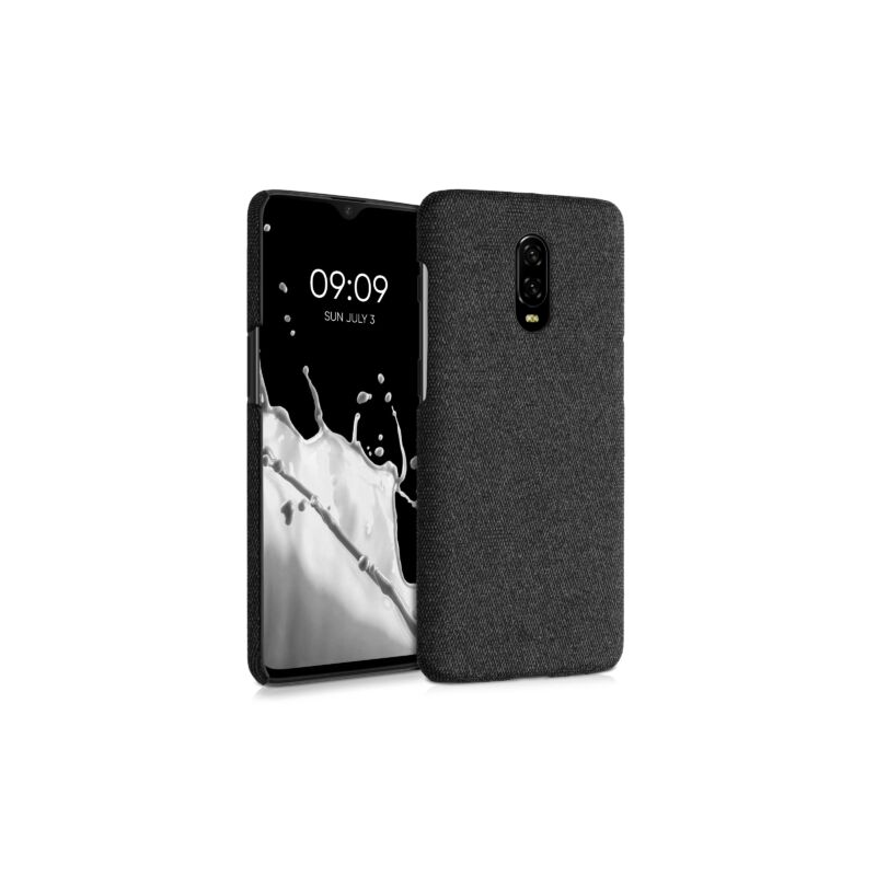 Husa pentru OnePlus 6T, Textil, Gri, 55763.19 Husa pentru OnePlus 6T, Textil, Gri, 55763.19