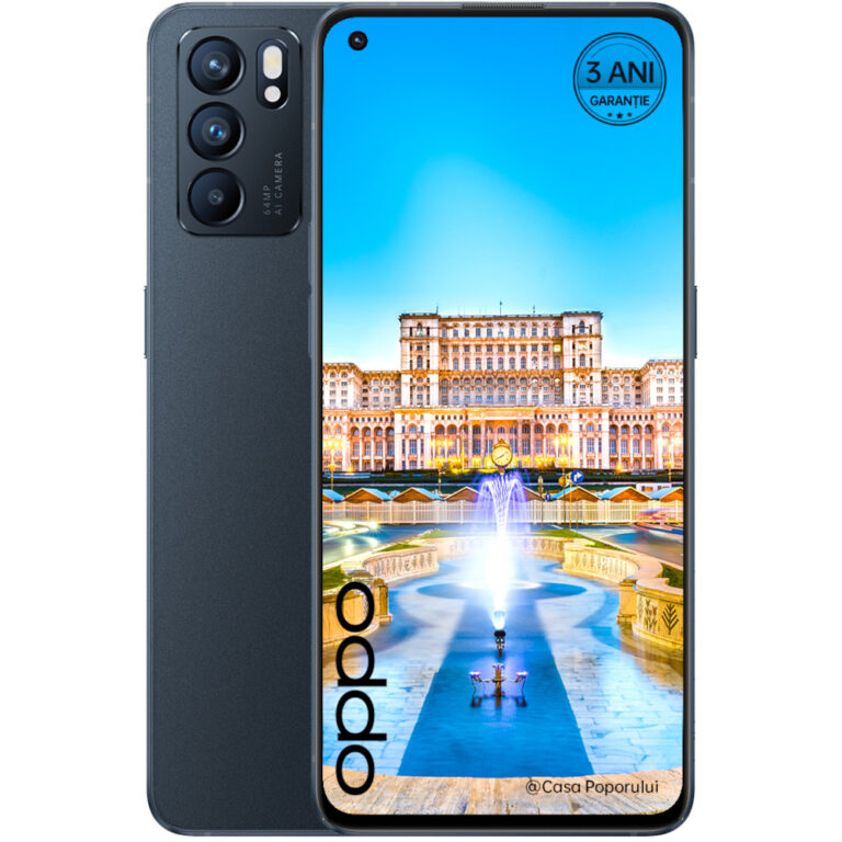 Telefon mobil OPPO Reno 6 5G, 128GB, 8GB RAM, Dual SIM, Blue
