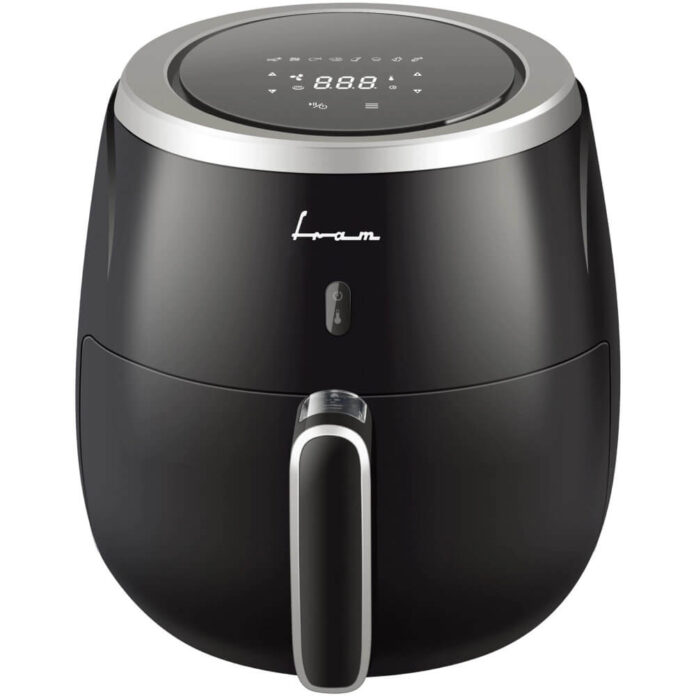 Friteuza cu aer cald Fram FAF-MD2000BK, 2000 W, 5L, Display digital, Control Touch, Temperatura ajustabila: 80-200 grade C, Temporizator max 60 min, Negru