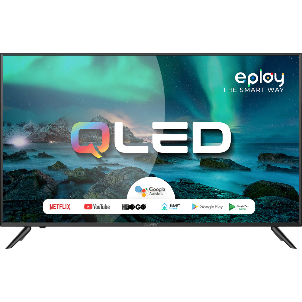 Televizor Smart LED, Allview Ql43ePLay6100-U, 108 cm, Ultra HD 4K, Clasa G Televizor Smart LED, Allview Ql43ePLay6100-U, 108 cm, Ultra HD 4K, Clasa G