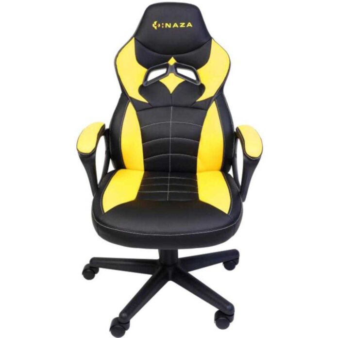 Scaun gaming Inaza Knight, Negru cu galben Scaun gaming Inaza Knight, Negru cu galben