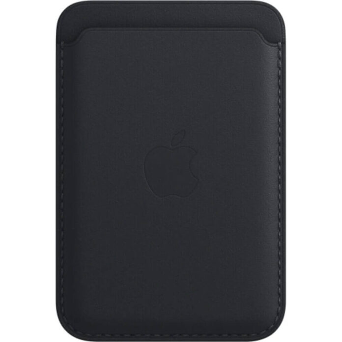 Husa de protectie Apple Leather Wallet MagSafe pentru iPhone, Orange