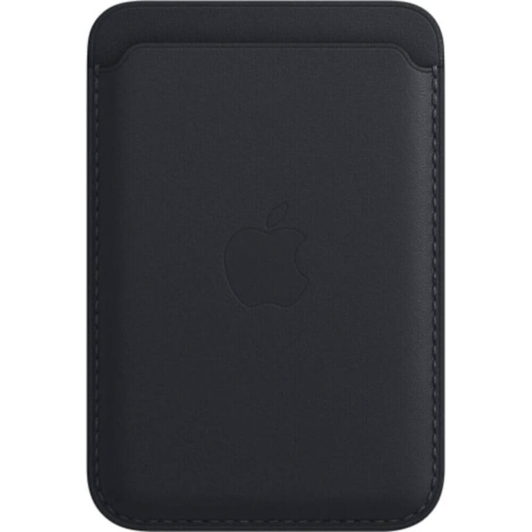 Husa de protectie Apple Leather Wallet MagSafe pentru iPhone, Orange