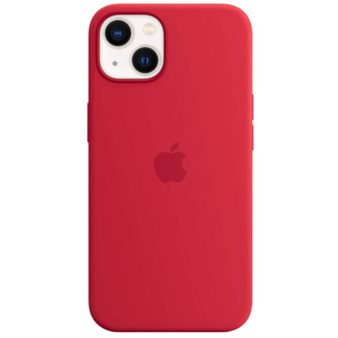 Husa de protectie Apple Silicone Case with MagSafe pentru iPhone 13, (PRODUCT)RED Husa de protectie Apple Silicone Case with MagSafe pentru iPhone 13, (PRODUCT)RED