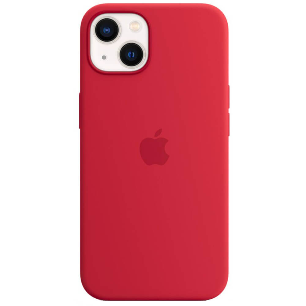Husa de protectie Apple Silicone Case with MagSafe pentru iPhone 13, (PRODUCT)RED Husa de protectie Apple Silicone Case with MagSafe pentru iPhone 13, (PRODUCT)RED