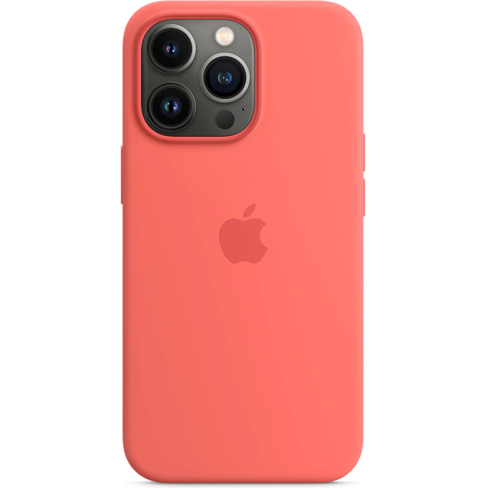 Husa de protectie Apple Silicone Case with MagSafe pentru iPhone 13 Pro, Pink Pomelo Husa de protectie Apple Silicone Case with MagSafe pentru iPhone 13 Pro, Pink Pomelo