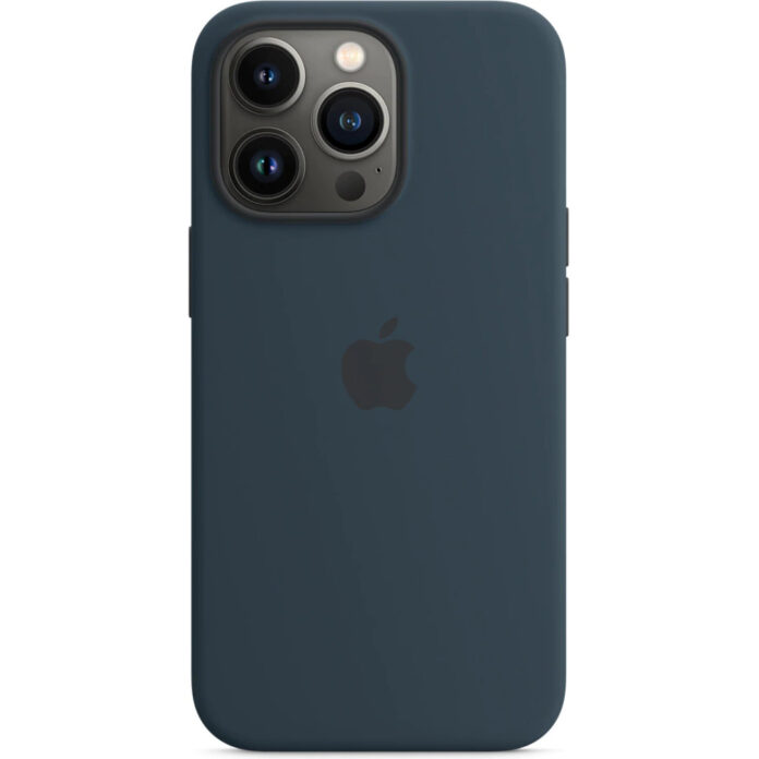 Husa de protectie Apple Silicone Case with MagSafe pentru iPhone 13 Pro, Abyss Blue Husa de protectie Apple Silicone Case with MagSafe pentru iPhone 13 Pro, Abyss Blue