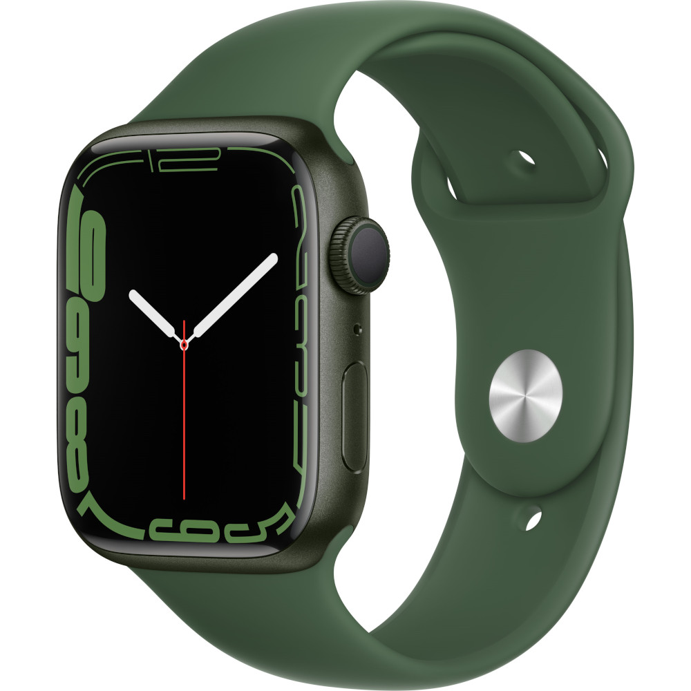 Apple Watch Series 7 GPS, 45mm, Green Aluminium Case, Clover Sport Band Apple Watch Series 7 GPS, 45mm, Green Aluminium Case, Clover Sport Band