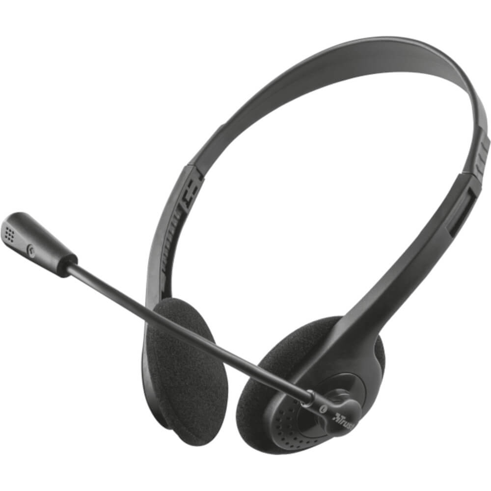 Casti PC On-Ear Trust TR-21665, Microfon, Negru Casti PC On-Ear Trust TR-21665, Microfon, Negru