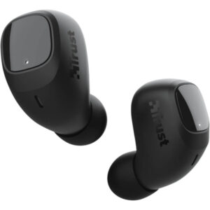 Casti True Wireless Trust Nika TR-23555, Bluetooth, Negru Casti True Wireless Trust Nika TR-23555, Bluetooth, Negru