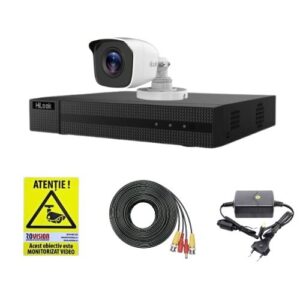 Kit supraveghere Hikvision Hilook, 1 camera 2MP, IR 20m, DVR 4 canale, 2MP, Autocolant Rovision Kit supraveghere Hikvision Hilook, 1 camera 2MP, IR 20m, DVR 4 canale, 2MP, Autocolant Rovision