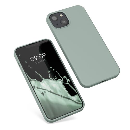 Husa Kwmobile pentru Apple iPhone 13, Silicon, Verde, 55948.172