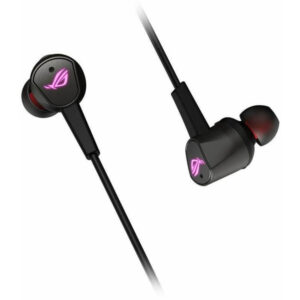 Casti gaming in-ear ASUS ROG Cetra II Core, Difuzoare 9.4 mm, Microfon, Control volum pe fir, Tehnologie Wired, 1.25 m, Negre Casti gaming in-ear ASUS ROG Cetra II Core, Difuzoare 9.4 mm, Microfon, Control volum pe fir, Tehnologie Wired, 1.25 m, Negre