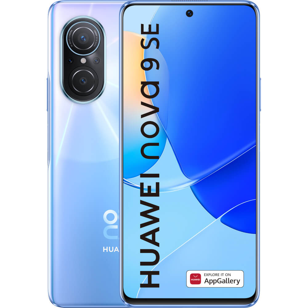 Telefon mobil Huawei nova 9 SE, 128GB, 8GB RAM, Crystal Blue Telefon mobil Huawei nova 9 SE, 128GB, 8GB RAM, Crystal Blue