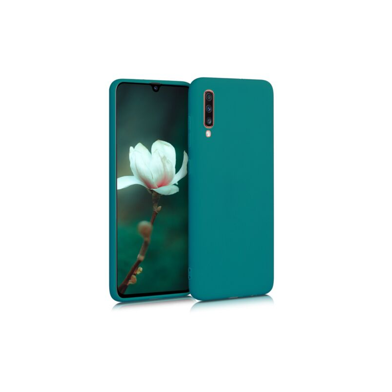 Husa pentru Samsung Galaxy A70, Silicon, Verde, 48427.57 Husa pentru Samsung Galaxy A70, Silicon, Verde, 48427.57