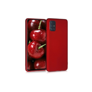Husa pentru Samsung Galaxy A71, Silicon, Rosu, 51213.36 Husa pentru Samsung Galaxy A71, Silicon, Rosu, 51213.36