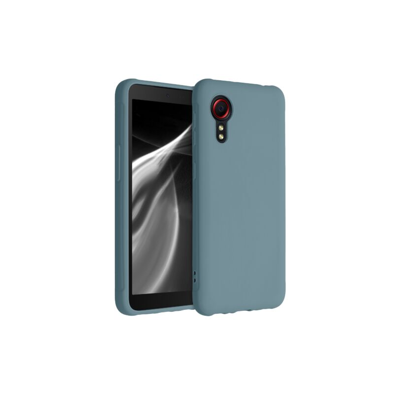 Husa pentru Samsung Galaxy Xcover 5, Silicon, Albastru, 54536.207 Husa pentru Samsung Galaxy Xcover 5, Silicon, Albastru, 54536.207