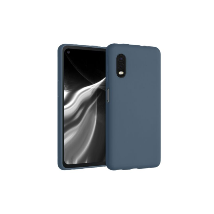 Husa pentru Samsung Galaxy Xcover Pro, Silicon, Albastru, 53154.202 Husa pentru Samsung Galaxy Xcover Pro, Silicon, Albastru, 53154.202