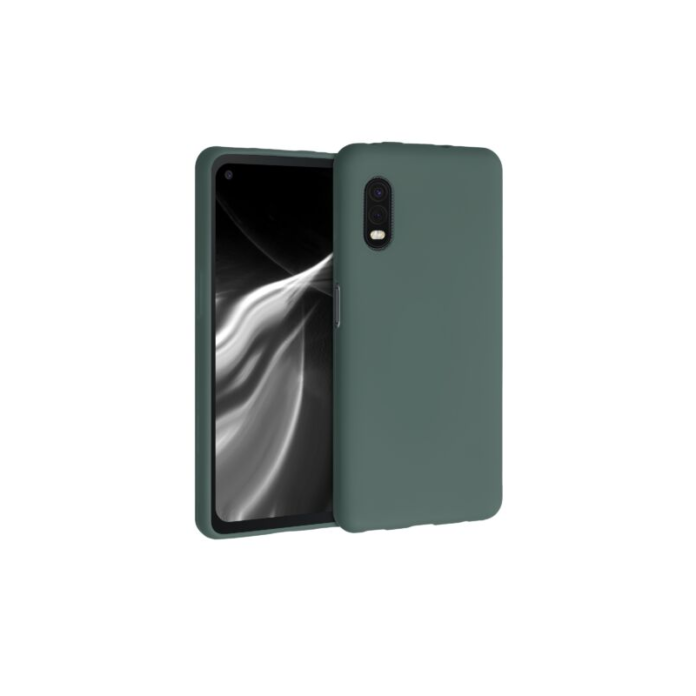 Husa pentru Samsung Galaxy Xcover Pro, Silicon, Verde, 53154.169 Husa pentru Samsung Galaxy Xcover Pro, Silicon, Verde, 53154.169