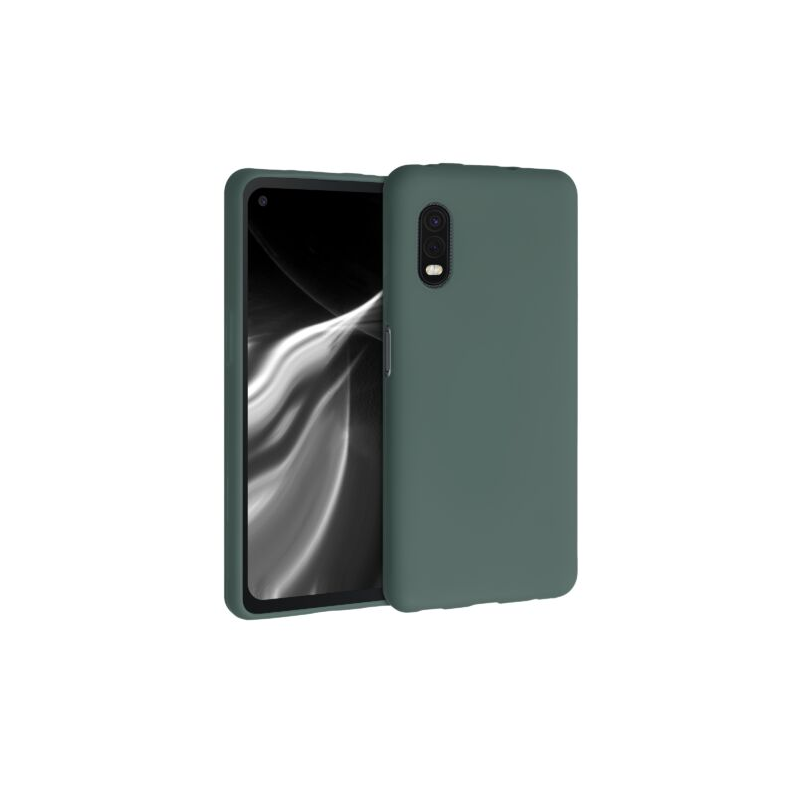 Husa pentru Samsung Galaxy Xcover Pro, Silicon, Verde, 53154.169 Husa pentru Samsung Galaxy Xcover Pro, Silicon, Verde, 53154.169