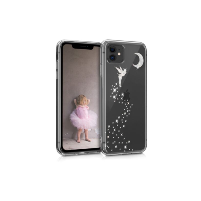 Husa pentru Apple iPhone 11, Silicon, Silver, 49785.17 Husa pentru Apple iPhone 11, Silicon, Silver, 49785.17