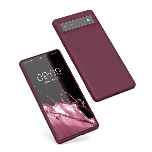 Husa Kwmobile pentru Google Pixel 6a, Silicon, Violet, 57799.187