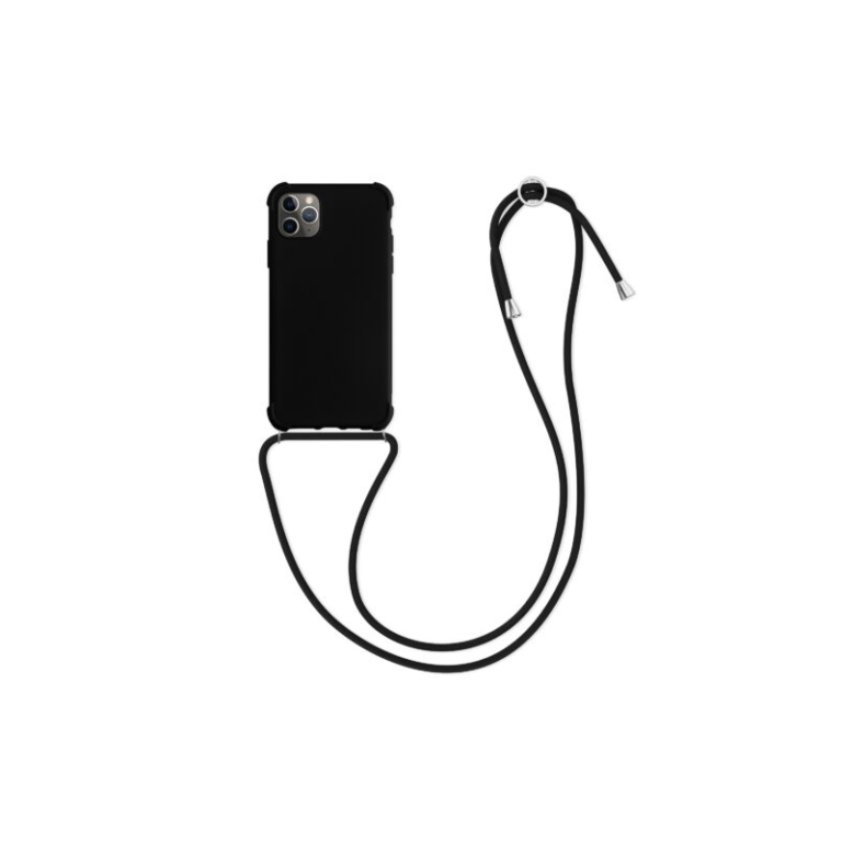Husa pentru iPhone 11 Pro Max, Silicon, Negru, 55764.01
