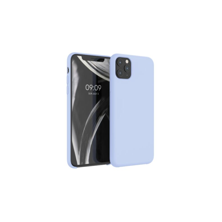 Husa pentru iPhone 11 Pro Max, Silicon, Albastru, 49725.58