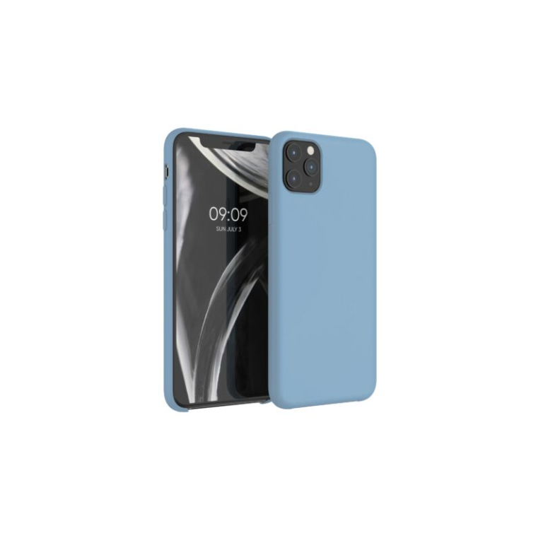 Husa pentru Apple iPhone 11 Pro Max, Silicon, Albastru, 49725.206