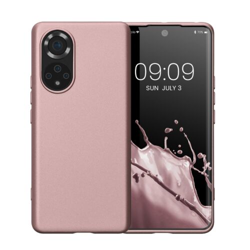 Husa Kwmobile pentru Honor 50, Silicon, Rose Gold, 57934.31