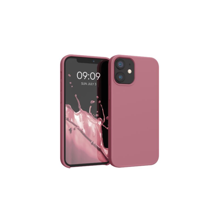 Husa pentru Apple iPhone 12 Mini, Silicon, Roz, 52640.167