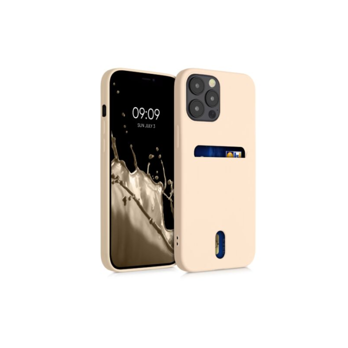 Husa pentru iPhone 12 Pro Max, Silicon, Crem, 54514.210 Husa pentru iPhone 12 Pro Max, Silicon, Crem, 54514.210