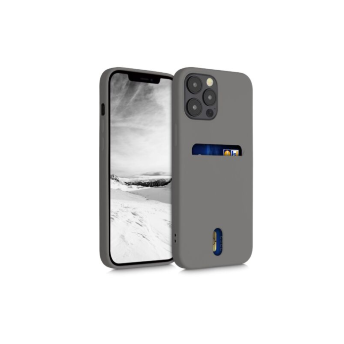 Husa pentru iPhone 12 Pro Max, Silicon, Gri, 54514.155 Husa pentru iPhone 12 Pro Max, Silicon, Gri, 54514.155