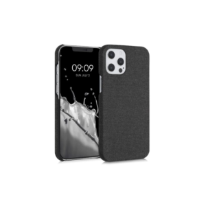 Husa pentru iPhone 12 Pro Max, Textil, Gri, 55753.19 Husa pentru iPhone 12 Pro Max, Textil, Gri, 55753.19