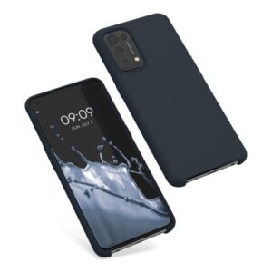 Husa Kwmobile pentru OPPO Find X3 Lite, Silicon, Albastru, 55201.186 Husa Kwmobile pentru OPPO Find X3 Lite, Silicon, Albastru, 55201.186