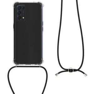 Husa Kwmobile pentru OPPO Find X3 Lite, Silicon, Transparent/Negru, 57264.01 Husa Kwmobile pentru OPPO Find X3 Lite, Silicon, Transparent/Negru, 57264.01