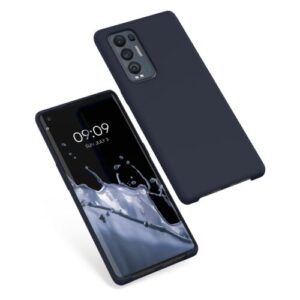 Husa Kwmobile pentru OPPO Find X3 Neo, Silicon, Albastru, 55200.186 Husa Kwmobile pentru OPPO Find X3 Neo, Silicon, Albastru, 55200.186