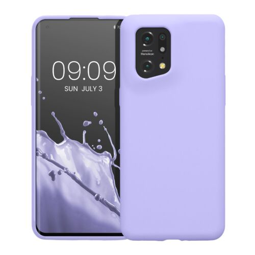 Husa Kwmobile pentru OPPO Find X5 Pro, Silicon, Albastru, 57628.108