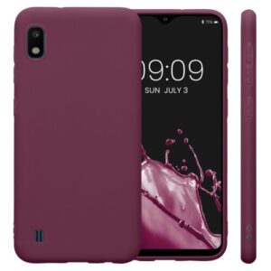 Husa Kwmobile pentru Samsung Galaxy A10, Silicon, Violet, 49814.187 Husa Kwmobile pentru Samsung Galaxy A10, Silicon, Violet, 49814.187