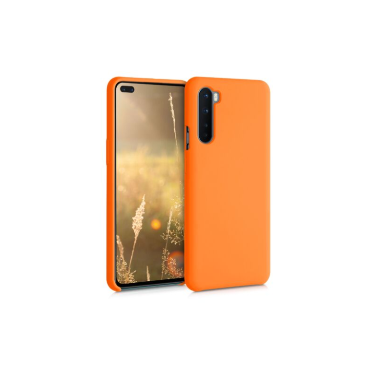 Husa pentru OnePlus Nord, Silicon, Portocaliu, 51871.150