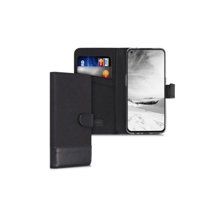 Husa pentru OnePlus Nord N10 5G, Textil, Negru, 55806.73