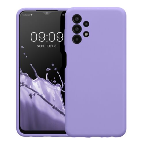 Husa Kwmobile pentru Samsung Galaxy A13, Silicon, Mov, 57832.222