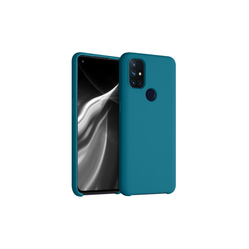 Husa pentru OnePlus Nord N10 5G, Silicon, Verde, 53890.78 Husa pentru OnePlus Nord N10 5G, Silicon, Verde, 53890.78