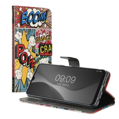 Husa Kwmobile pentru Samsung Galaxy A22 5G, Piele ecologica, Multicolor, 55250.06